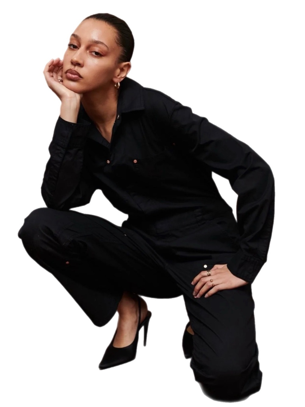 Pistola Abigail Long Sleeve Carpenter Jumpsuit Boilersuit Utility Gorpcore